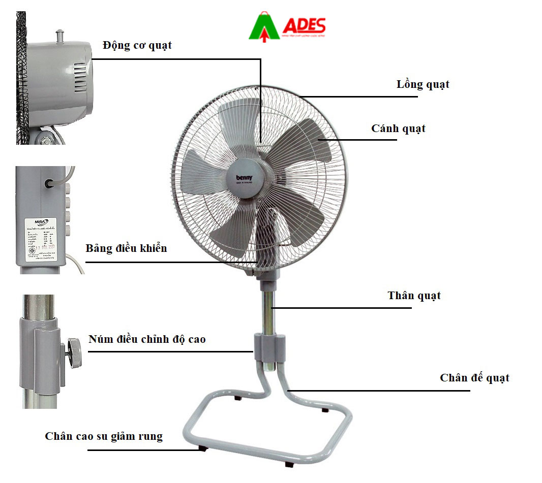 Quat lung rut cong nghiep Benny BF-182F