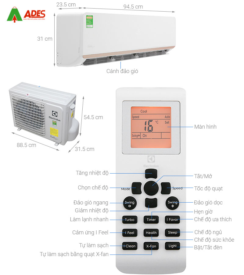 Dieu hoa Electrolux Inverter 2 HP ESV18CRR-C2