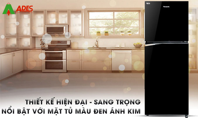 cau tao ben ngoai cua tu lanh Panasonic Inverter NR-BL340GKVN