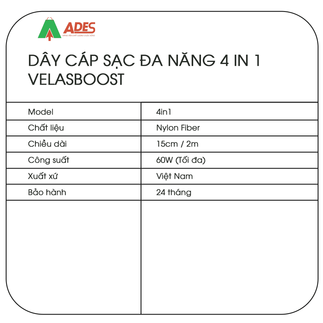 Day cap sac 4 in 1 Velasboost