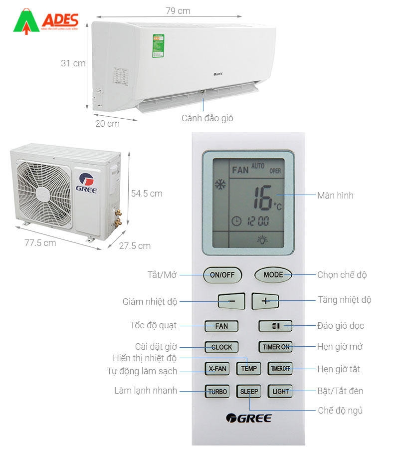 nhung diem noi bat 1 HP Gree GWC09IB-K3N9B2I