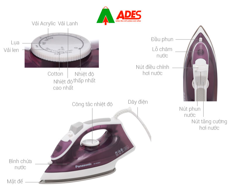 thong so ky thuat ban ui Panasonic NI-M300TVRA