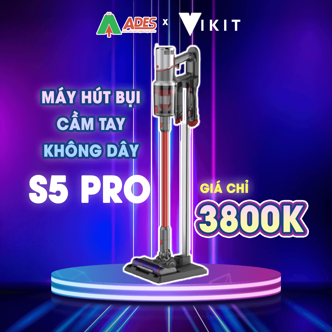 May hut bui cam tay Vikit S5 Pro