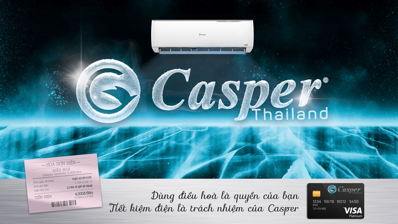  Thương hiệu điều hòa Casper.