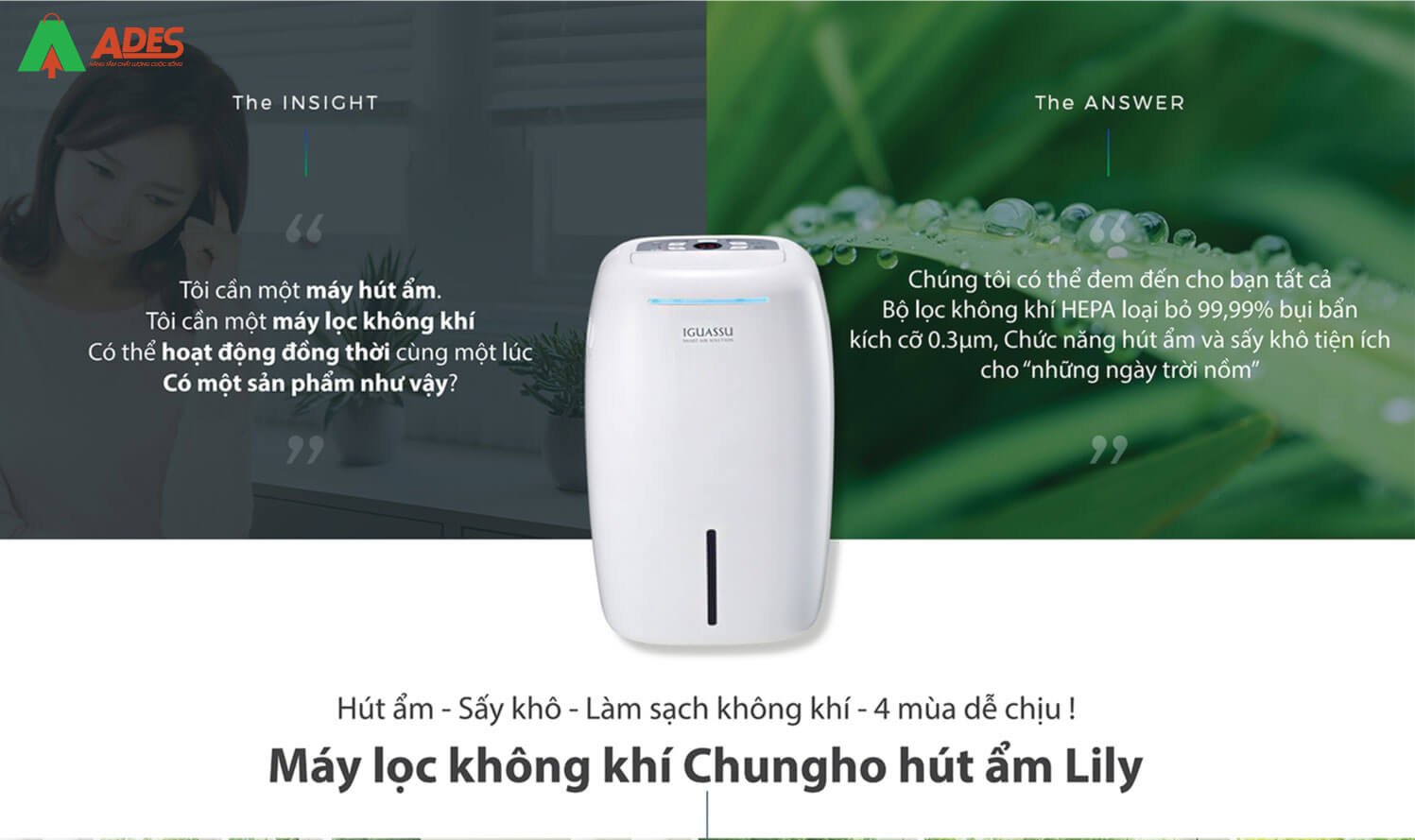 May hut am va loc khong khi Chungho CHDH-120D1