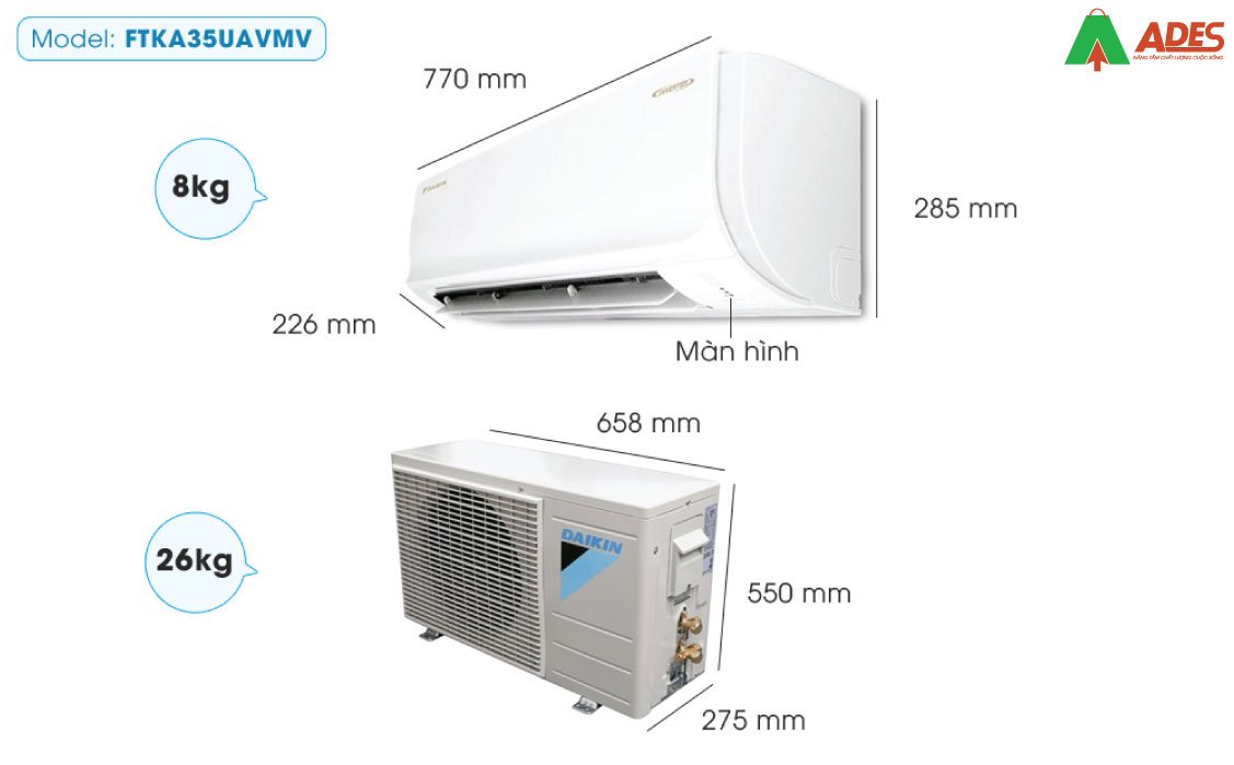 Hinh anh thuc te Dieu hoa Daikin FTKA35UAVMV