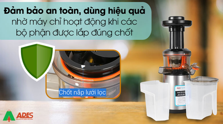 Hinh anh thuc te san pham may ep hoa qua KoriHome JEK-636