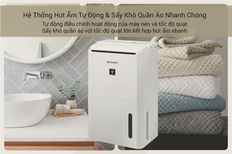 Cách sử dụng máy hút ẩm Sharp