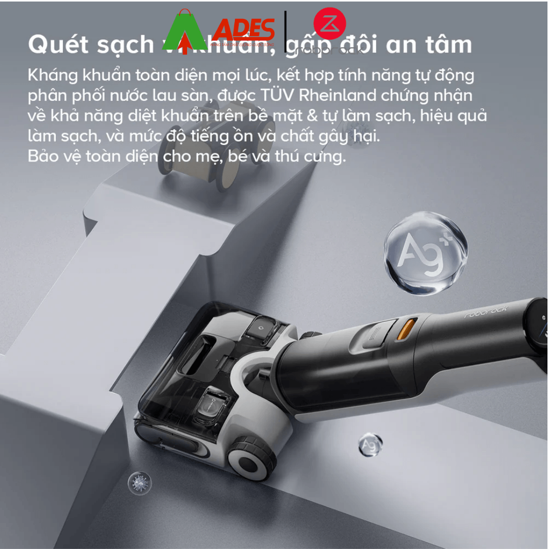 Máy hút bụi lau nhà cầm tay Roborock F25 ACE lực hút 20.000 Pa