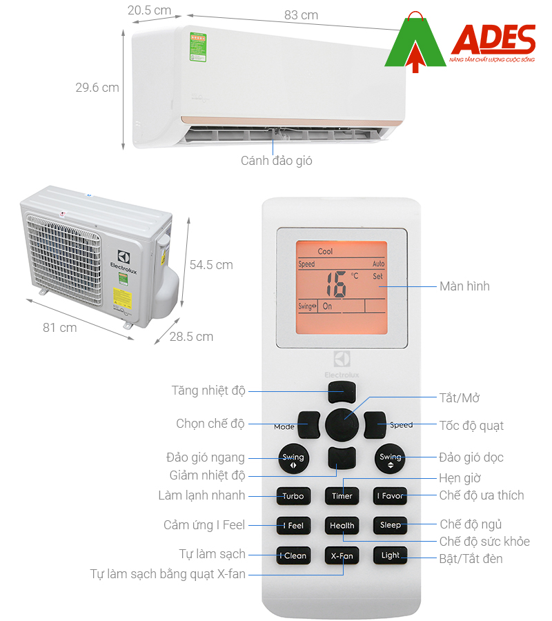 Cau tao dieu hoa Electrolux Inverter ESV12CRR-C2