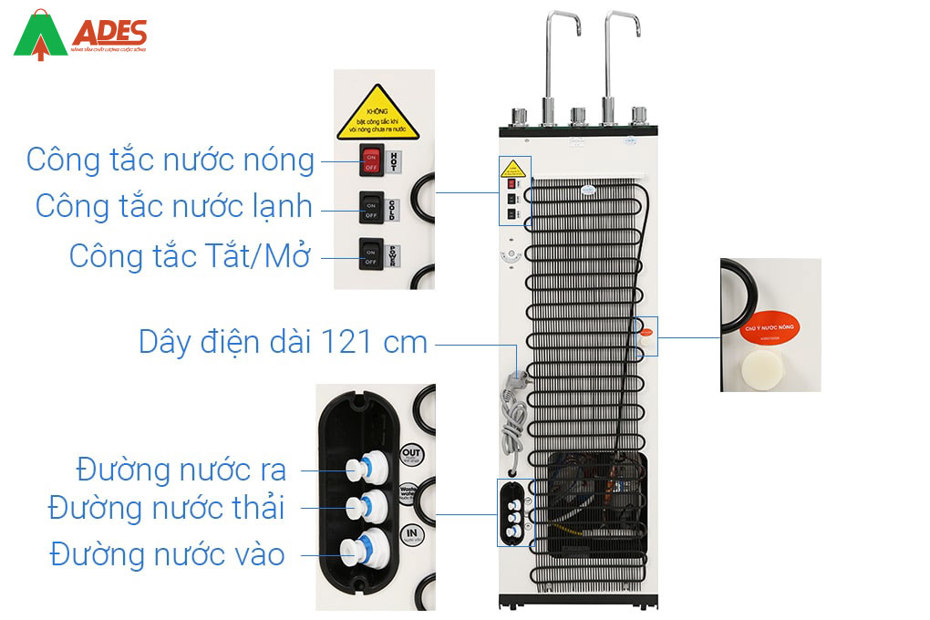 Hinh anh thuc te may loc nuoc Karofi Optimus Duo O-D138