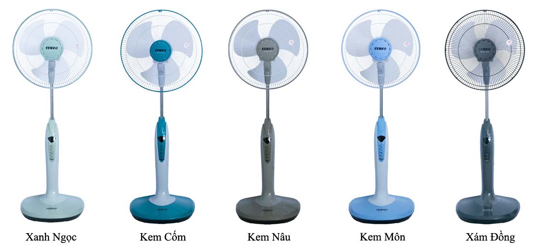  Quạt đứng có đèn Senko DD868