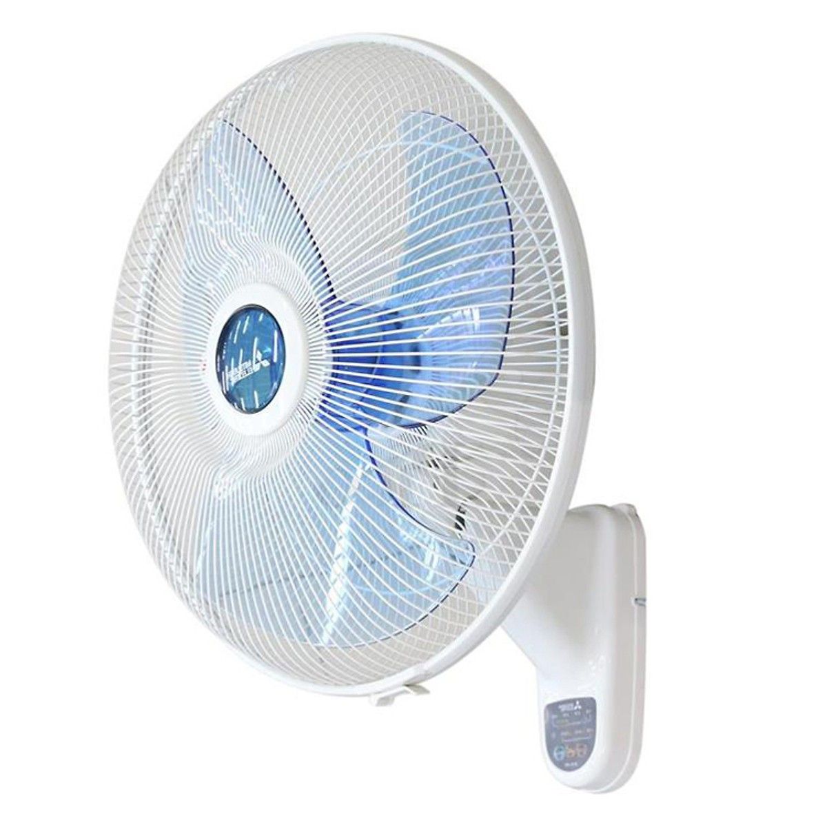 Quạt treo tường Mitsubishi W16-RV-BL – Trắng Xanh