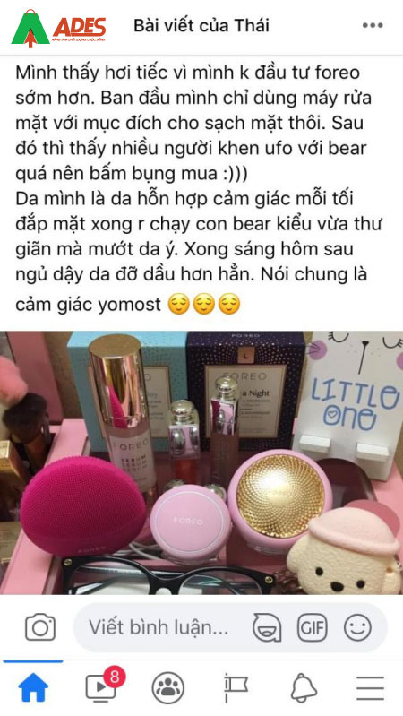 hinh anh, reivew ve san pham Foreo Bear Fullsize