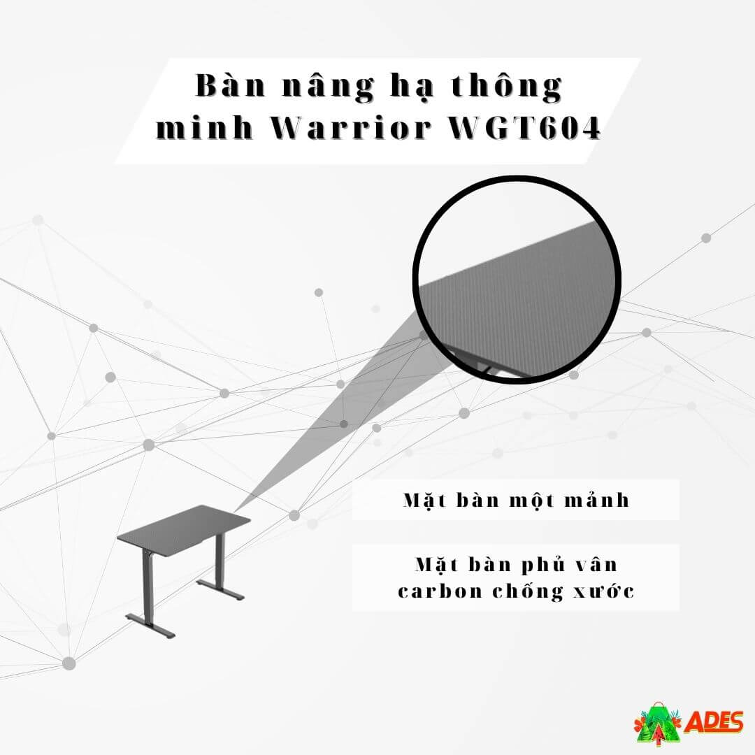 ban nang ha warrrior wgt604 thiet ke don gian