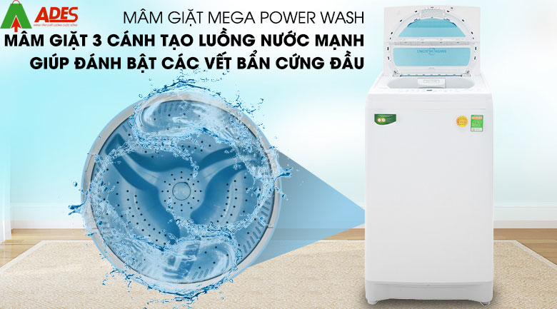 Cong nghe giat manh me Mega Power Wash giup giat sach hieu qua AW-F920LV WB