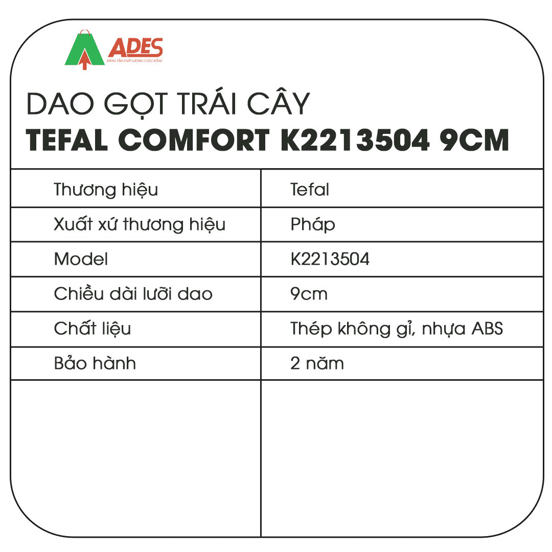 Dao Tefal Comfort K2213504