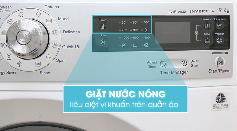 Các chế độ giặt của máy