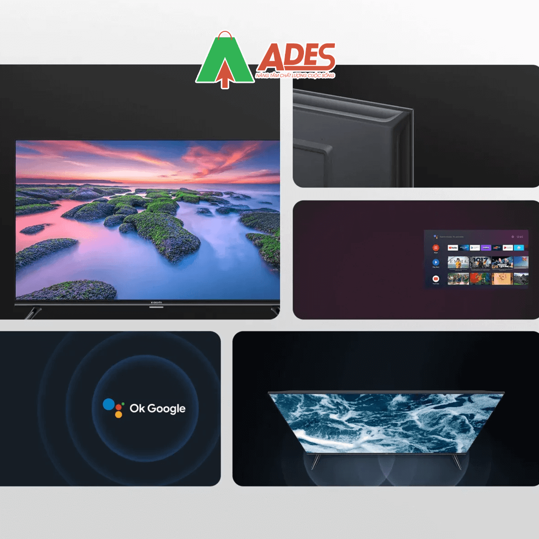 Tivi Xiaomi A2 32 inch dieu khien tu xa nho tro ly Google