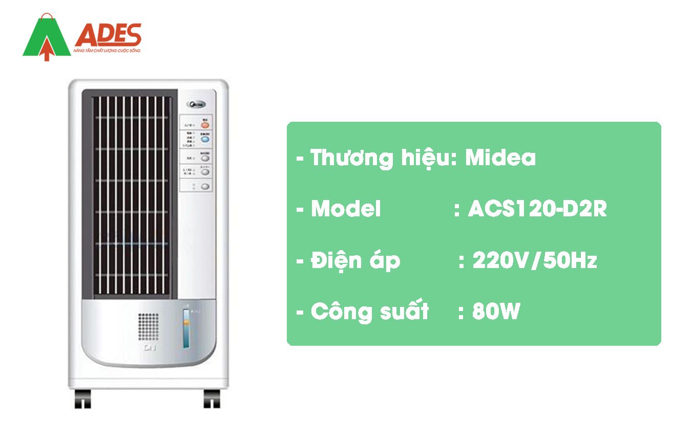 Thong tin ki thuat quat dieu hoa Midea ACS120-D2R