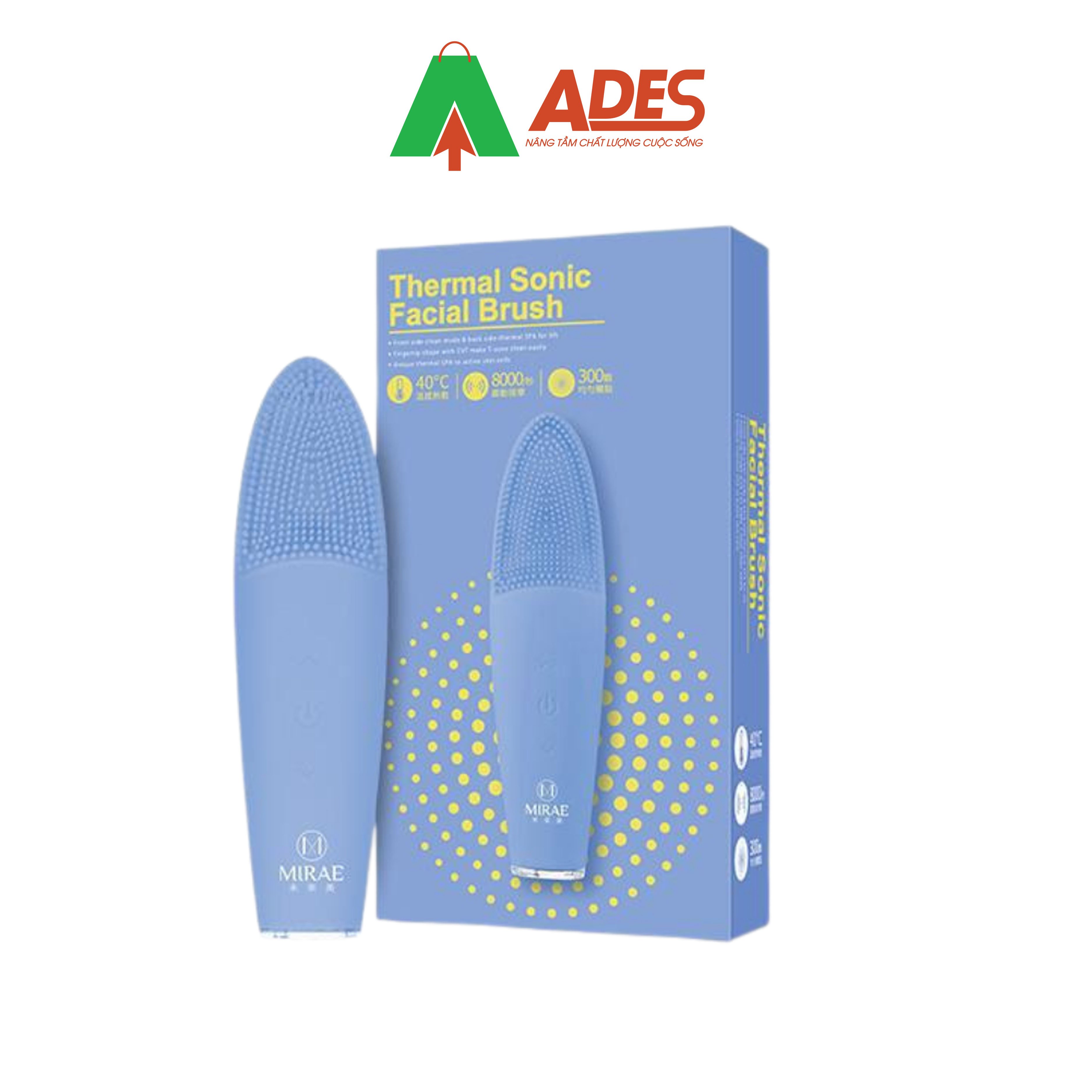 Hinh anh thuc te may rua mat Mirae Thermal Sonic Facial Brush