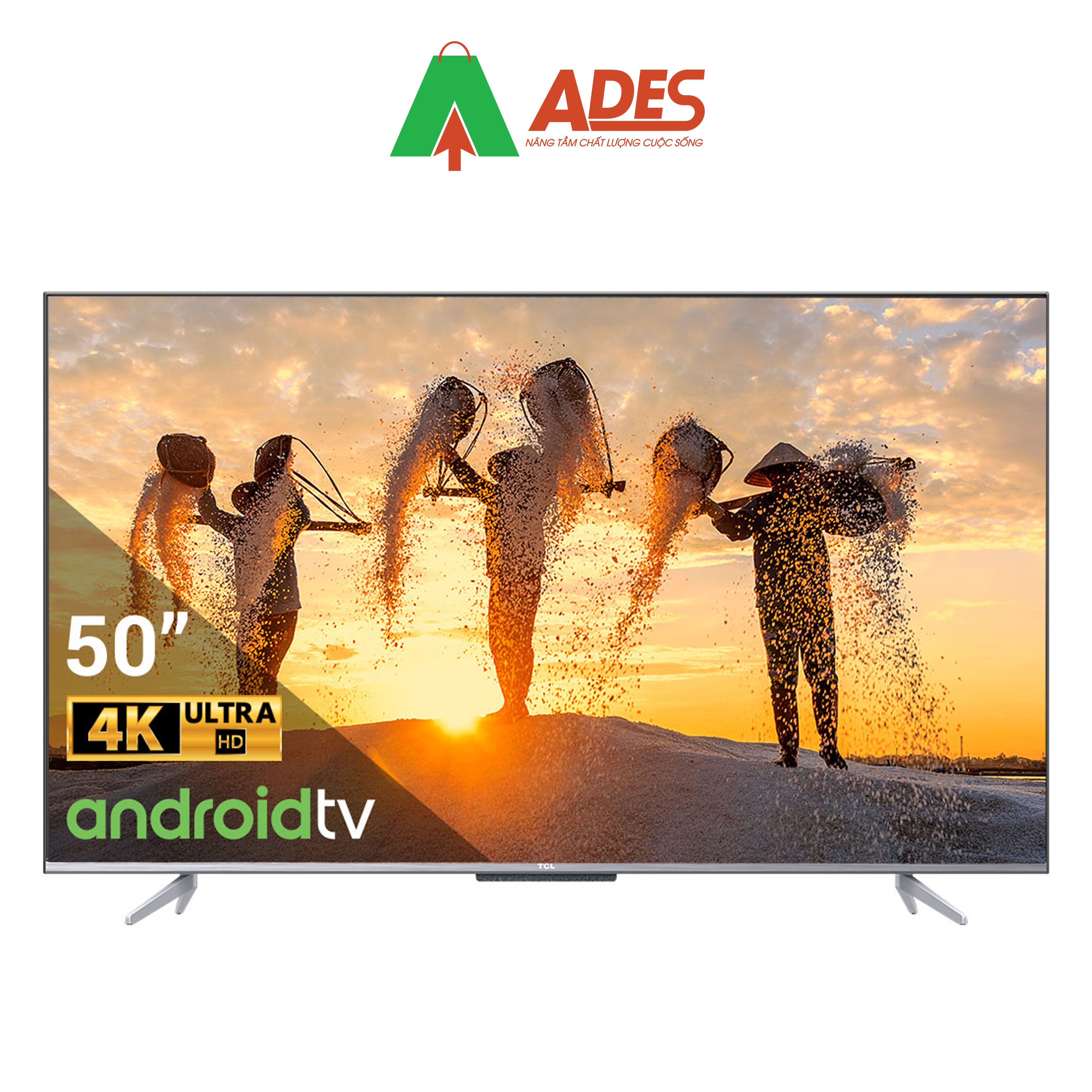 Hinh anh thuc te Android TiVi TCL 4K 50inch 50P725