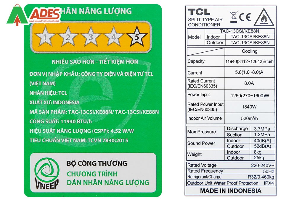 Hinh anh thuc te dieu hoa TCL TAC-13CSI/KE88N