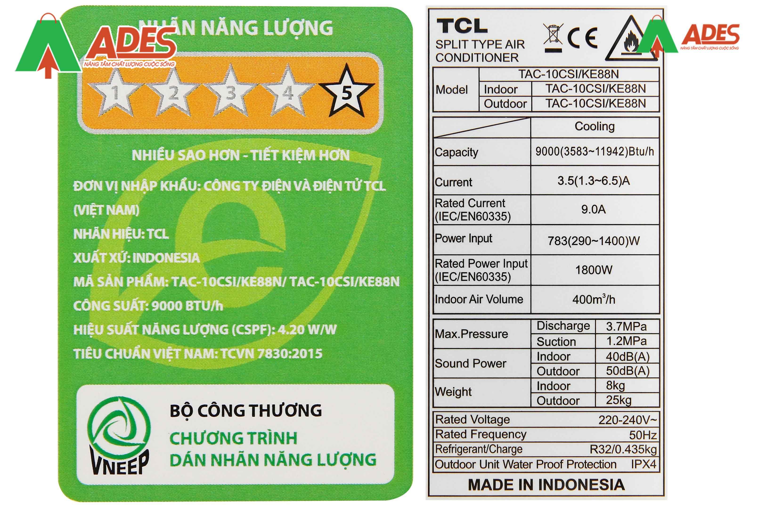 Hinh anh thuc te dieu hoa TCL TAC-10CSI/KE88N