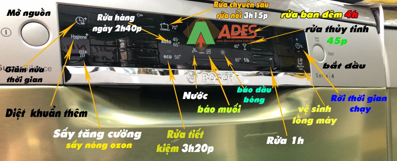 Hinh anh thuc te may rua bat doc lap Bosch SMS4EMI00E