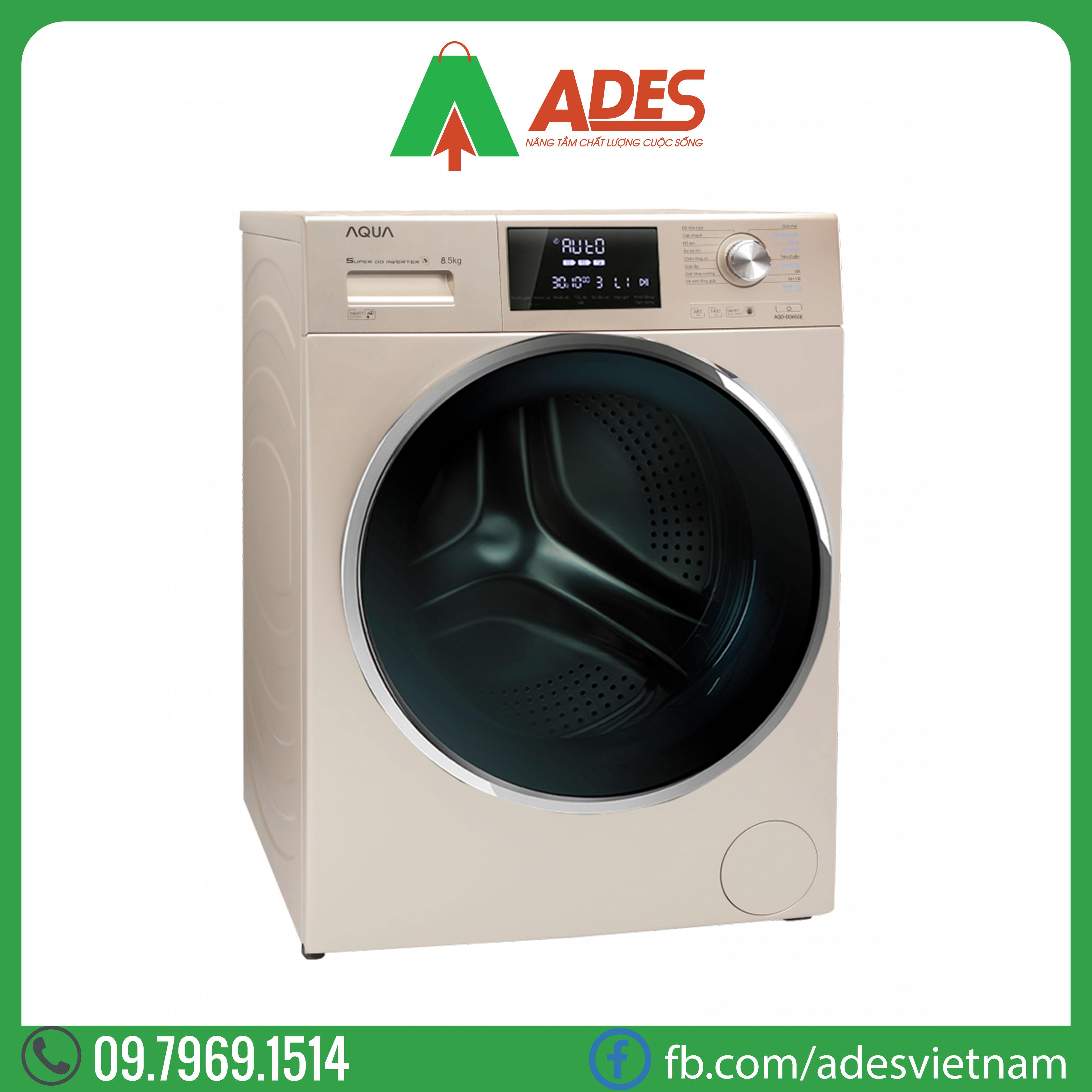 may giat aqua inverter 8.5 kg aqd-dd850e n | chinh hang, gia re