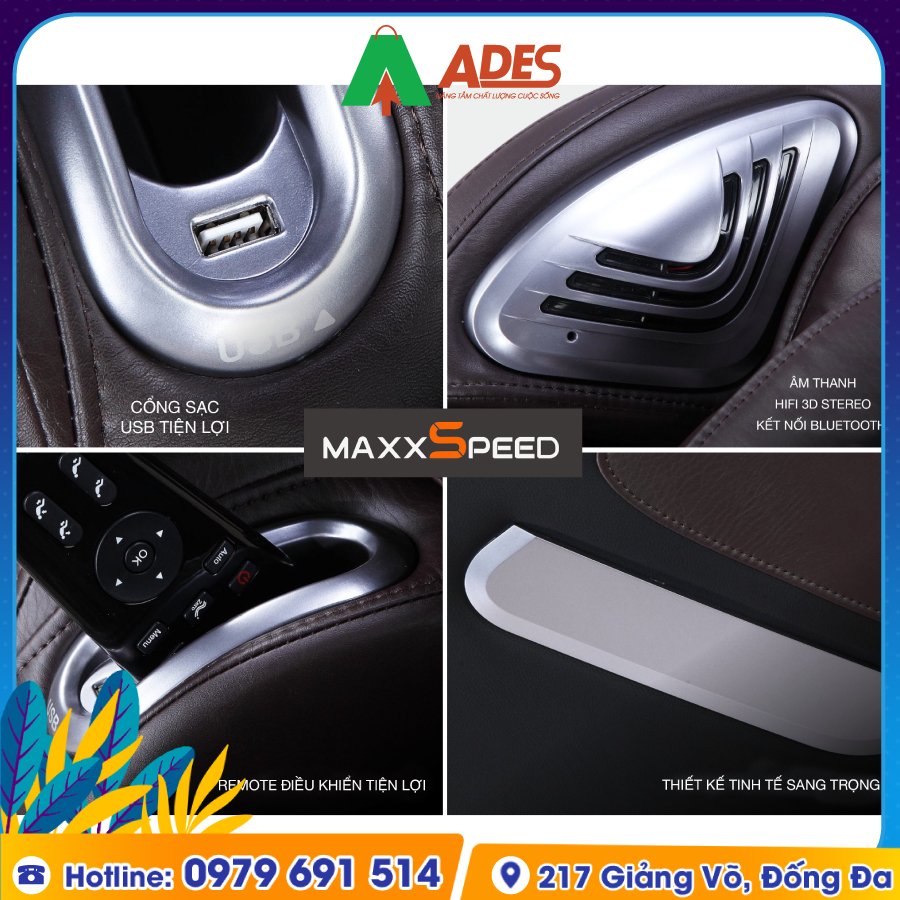 Ghe Massage Azaki Maxxspeed E550 gia re