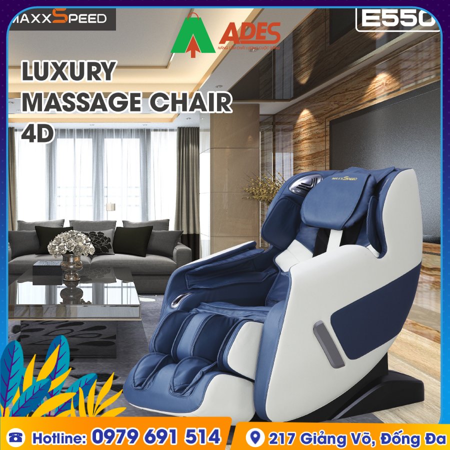Ghe Massage Azaki Maxxspeed E550 chat luong