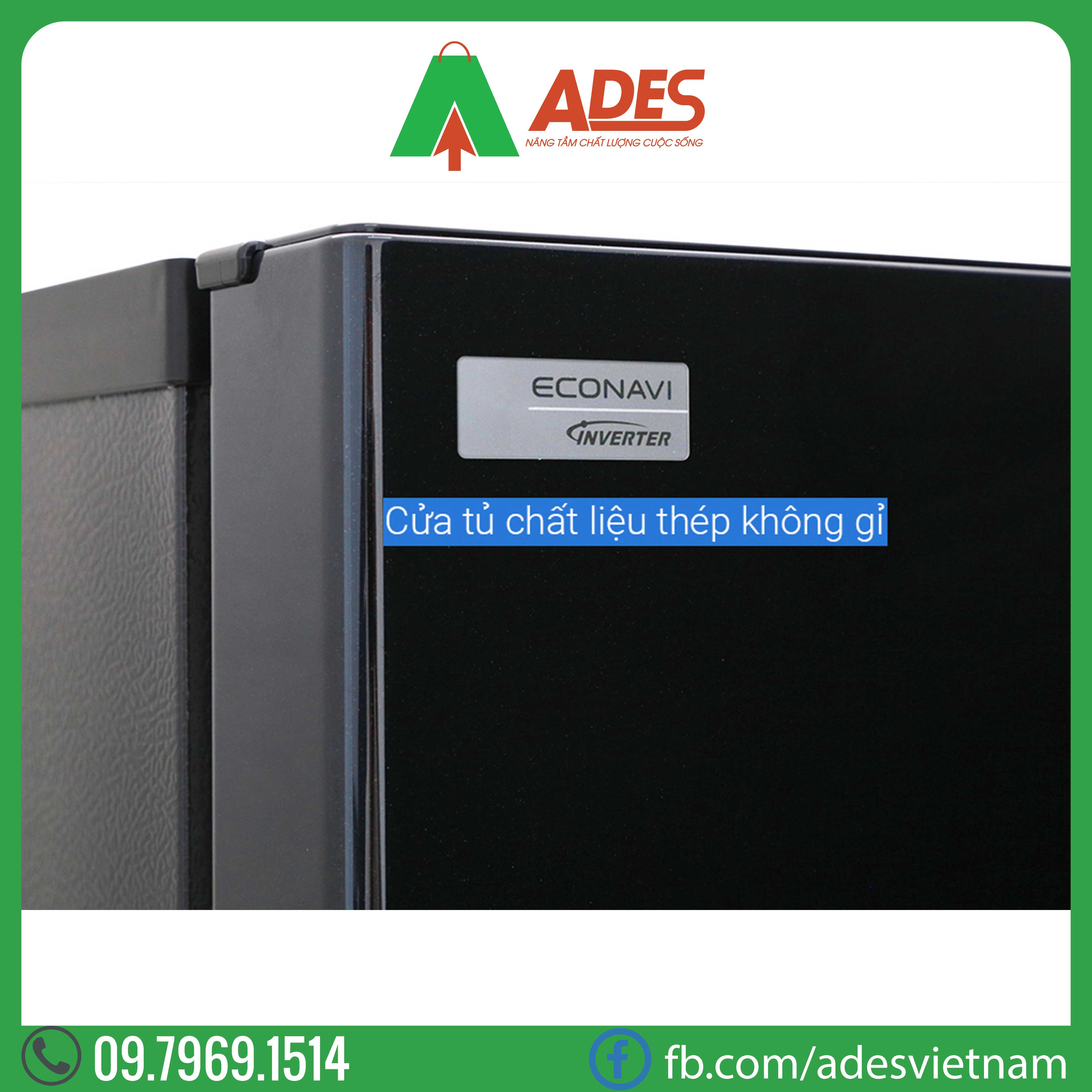 Tu lanh Panasonic Inverter NR-BL267PKV1