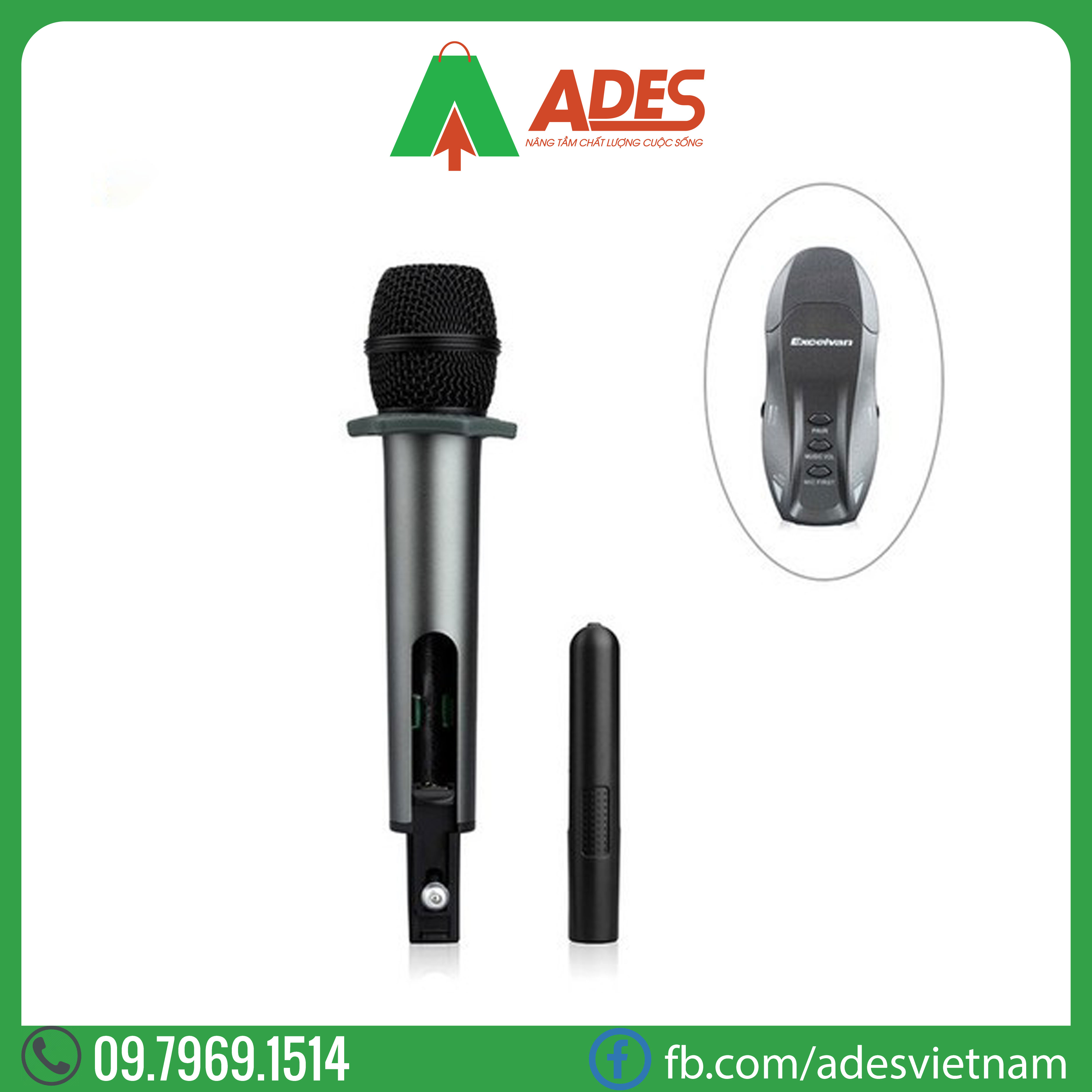 Mic Karaoke Excelvan K18V