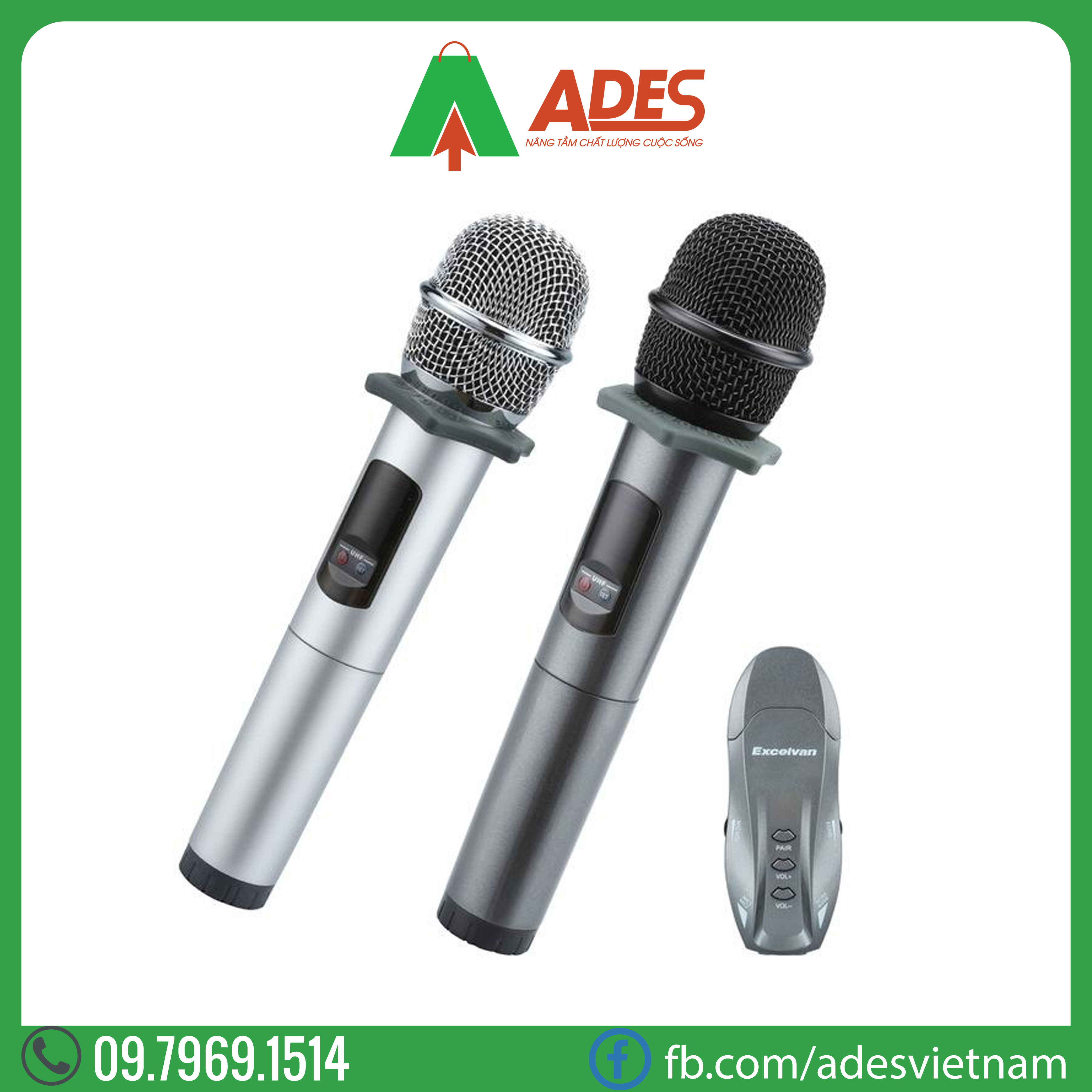 Mic Karaoke Bluetooth Excelvan K18U gia soc