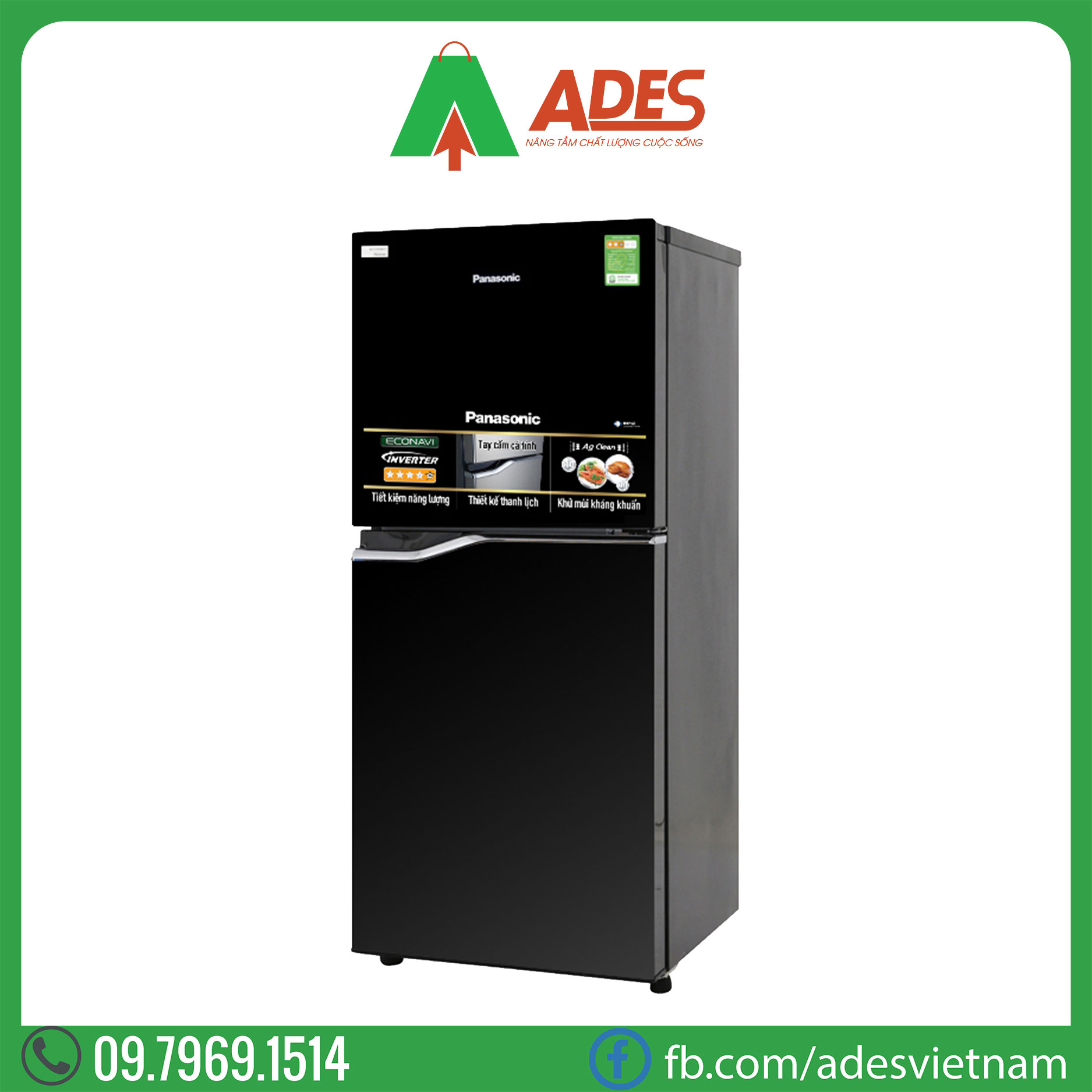 Tu lanh Panasonic Inverter NR-BA178PKV1 Dien may ADES