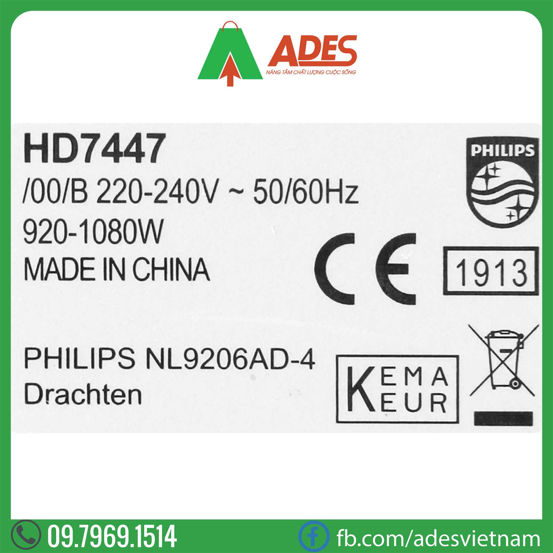 May pha ca phe Philips HD7447/00