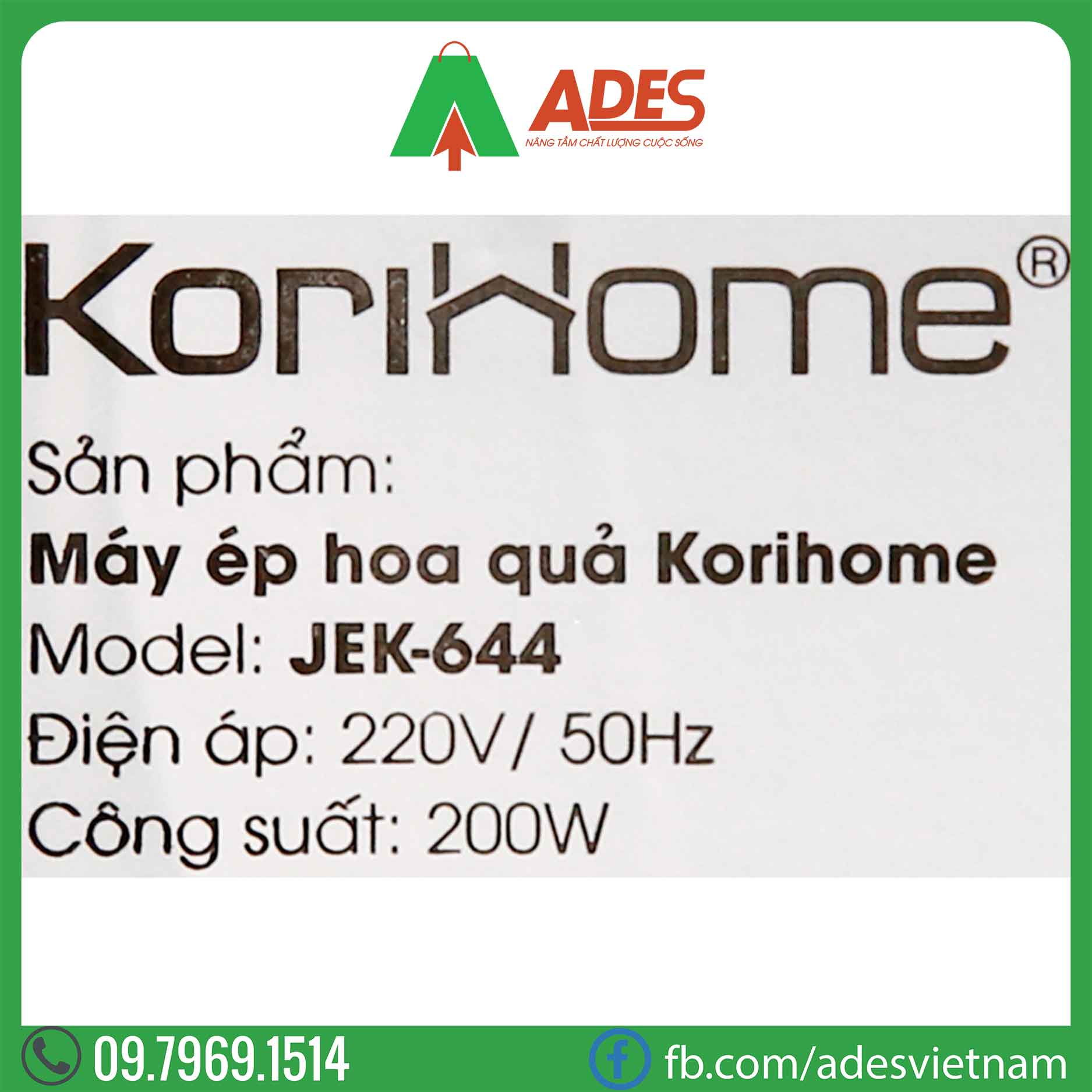 May ep cham KoriHome JEK-644