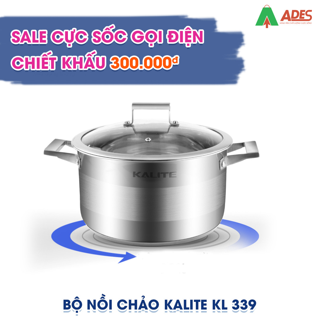 Bo noi chao KALITE KL-339 sale soc