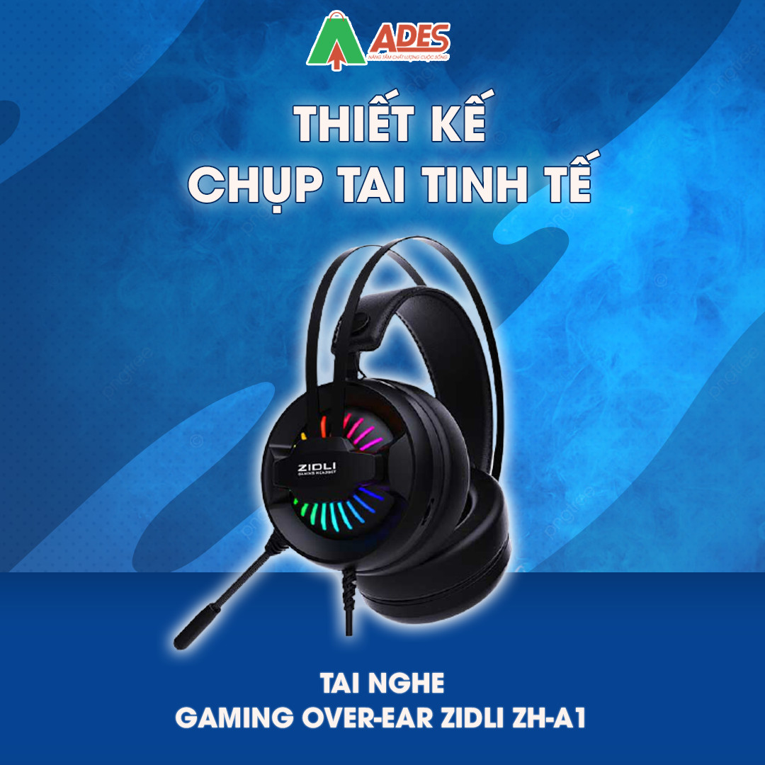 Tai Nghe Gaming Over-Ear Zidli ZH-A1 hien dai