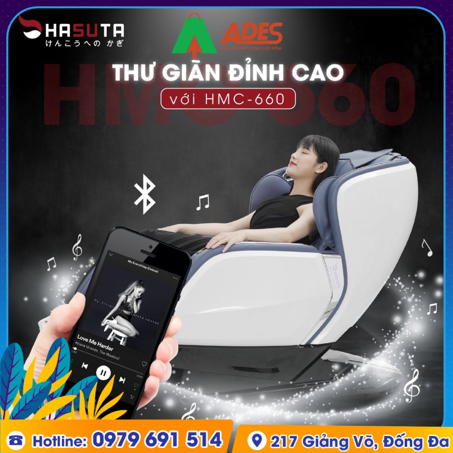 Ghe Massage Toan Than Hasuta HMC-660 chinh hang