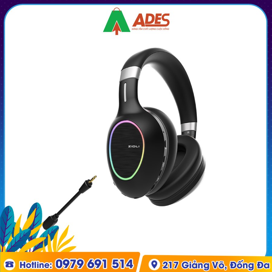 Tai Nghe Gaming Không Dây Over-Ear Zidli AH1 giam gia