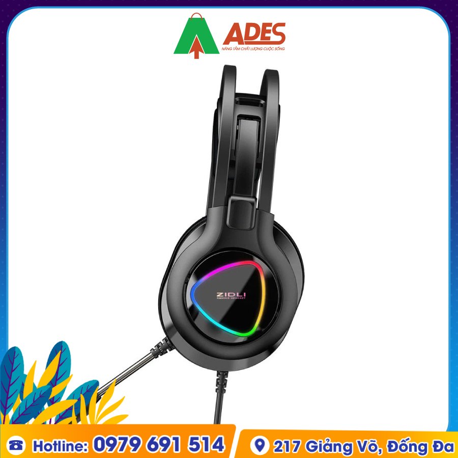 Tai Nghe Gaming Over-Ear Zidli ZH-A10 (7.1) chinh hang