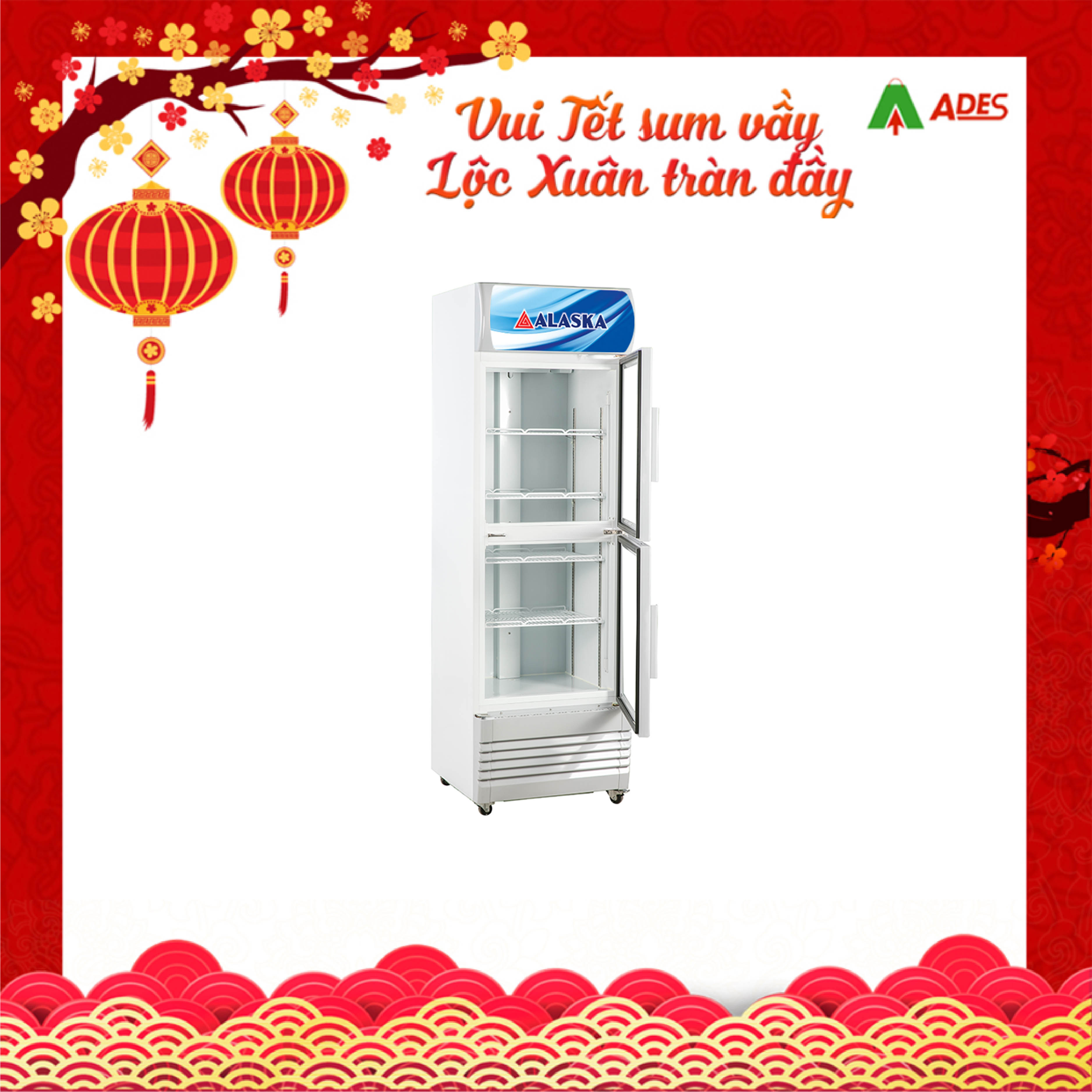 Tủ mát 2 cửa trên - dưới Alaska LC 743DB | Điện máy giá gốc ADES