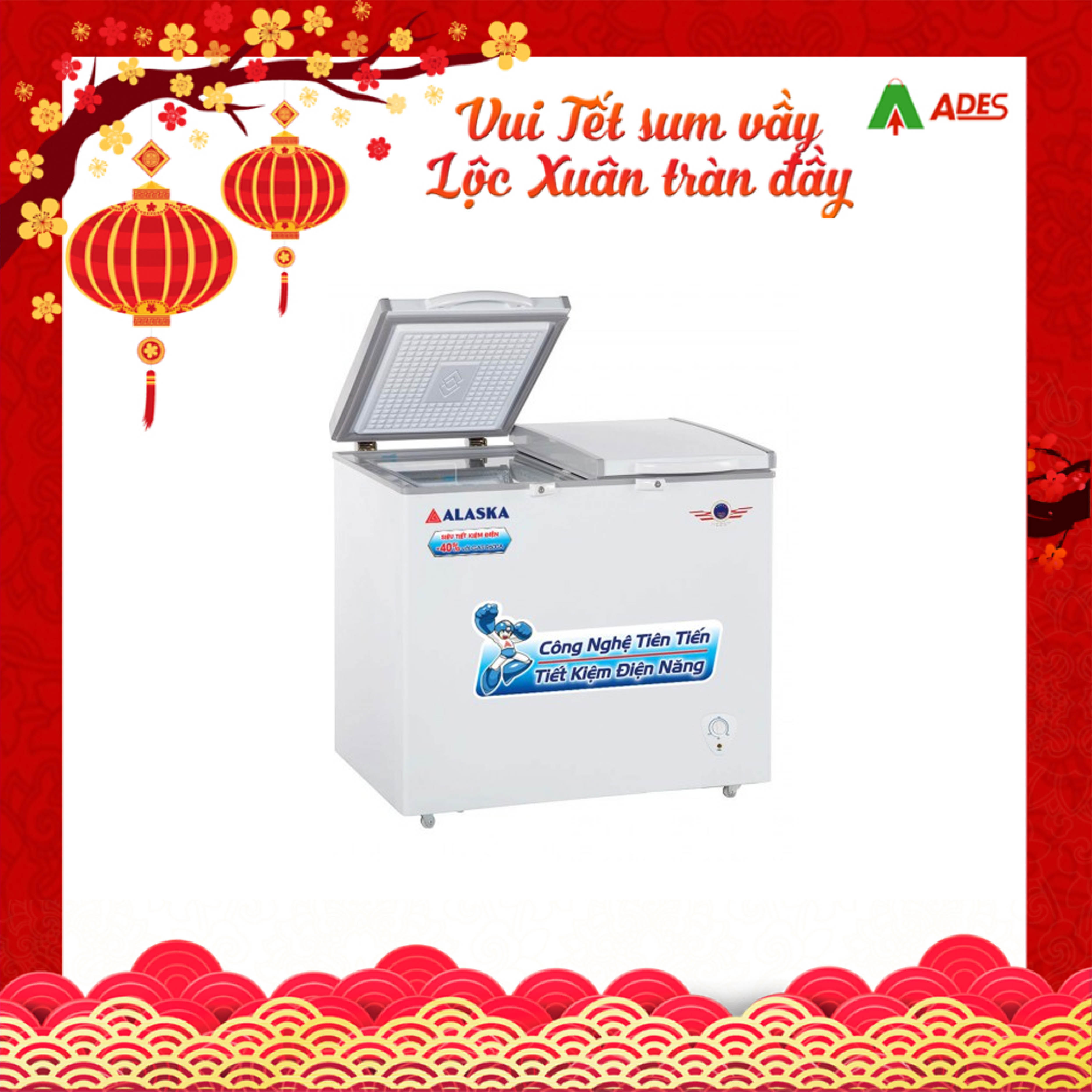 Tủ đông 2 ngăn đông mát Alaska BCD 3568C | Điện máy giá gốc ADES