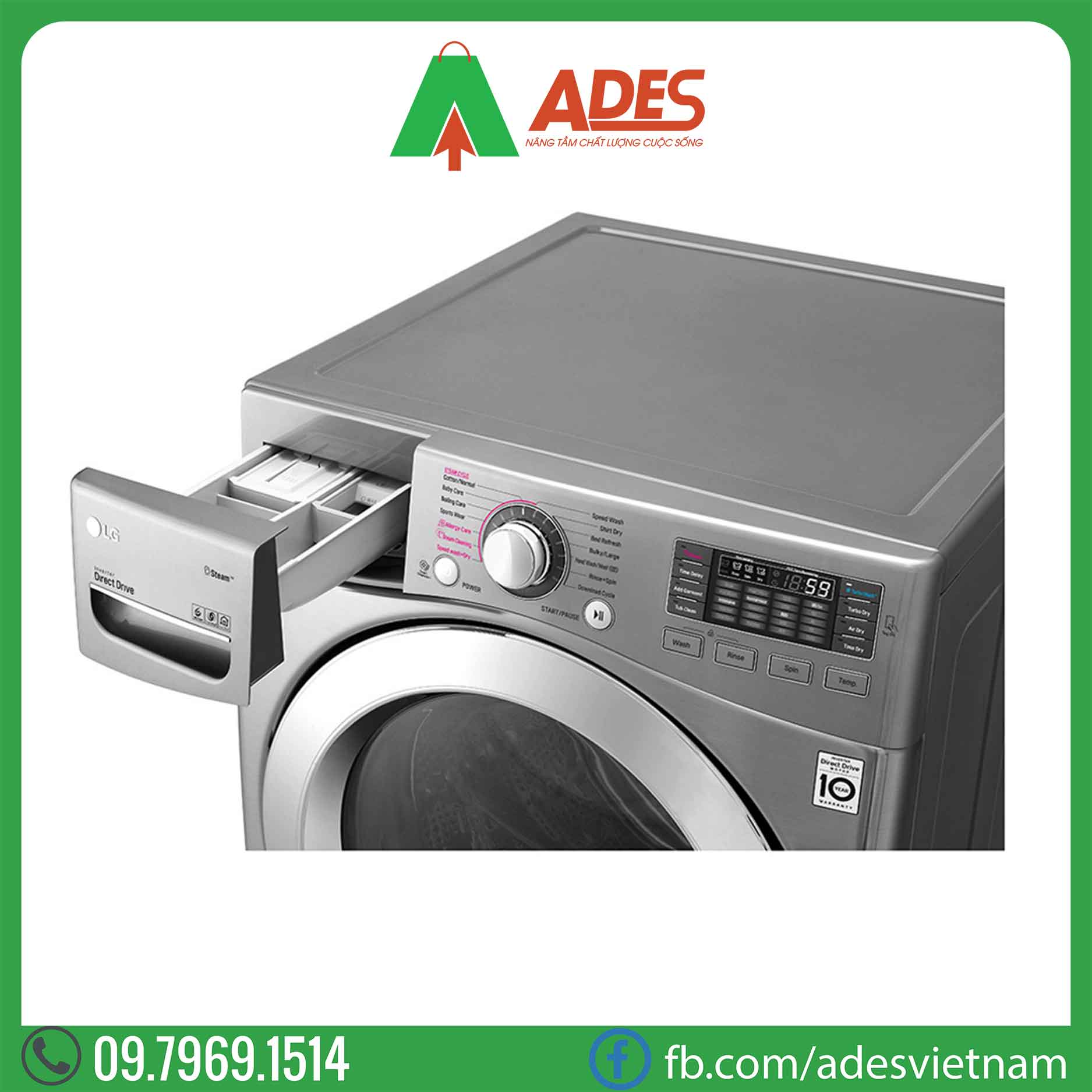 May giat LG Inverter F2719SVBVB