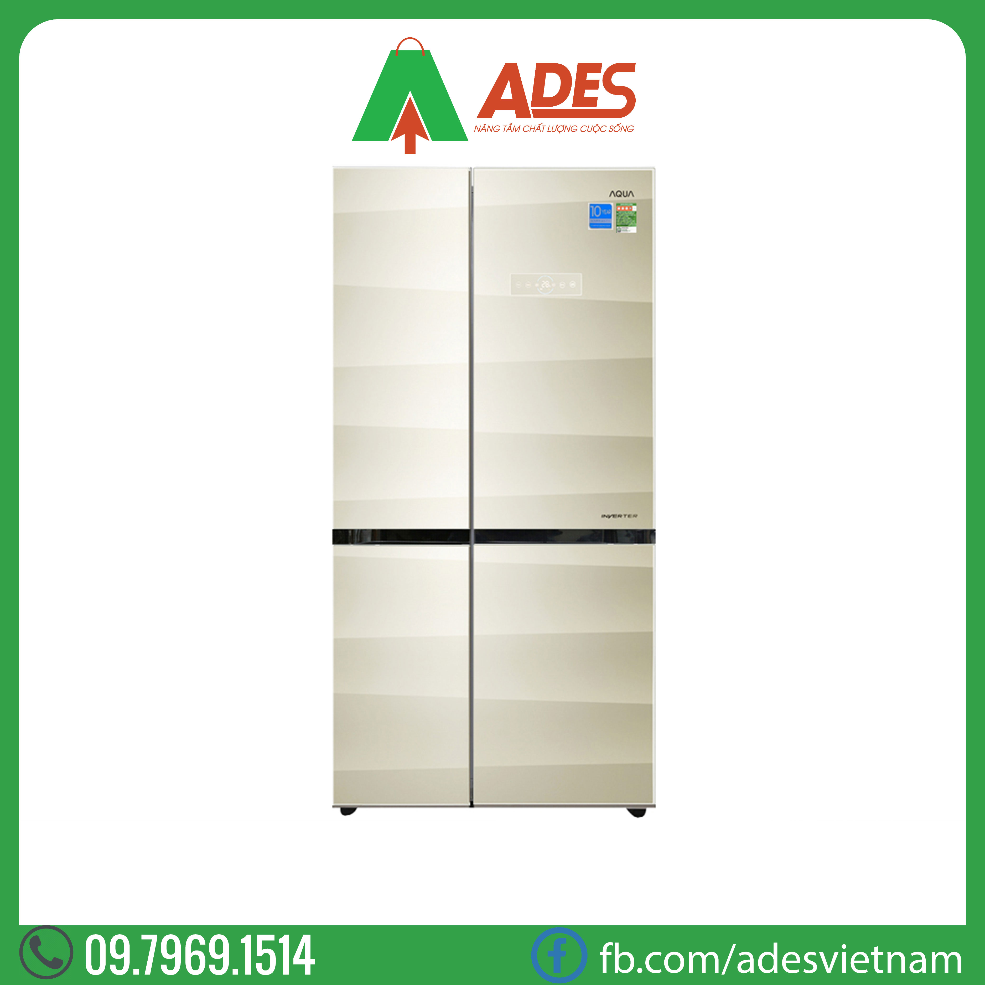 Tu lanh Aqua AQS-IG585AS(SG) Inverter