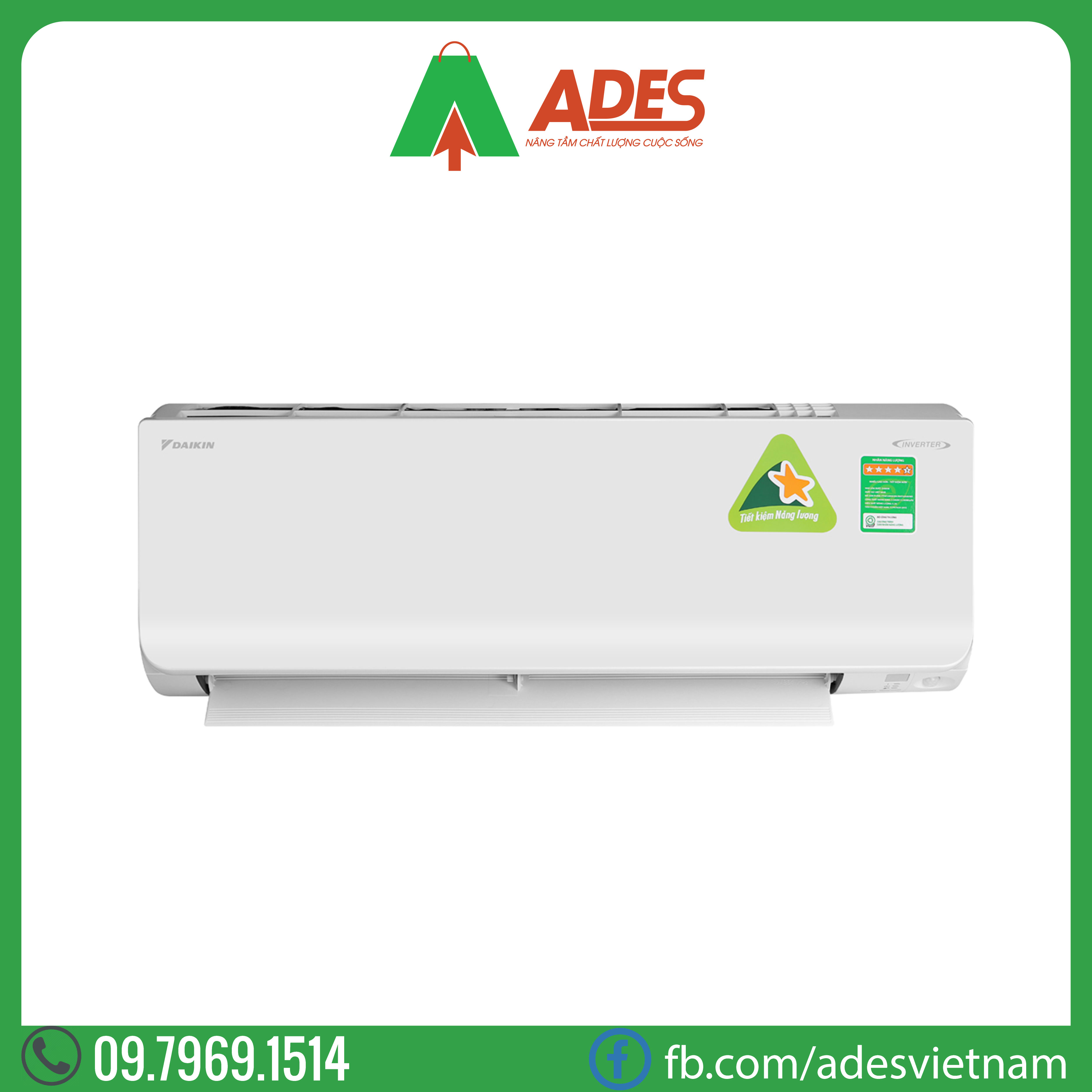 Dieu hoa Daikin Inverter 2 chieu | Model FTHF35 RAVMV | 12000BTU