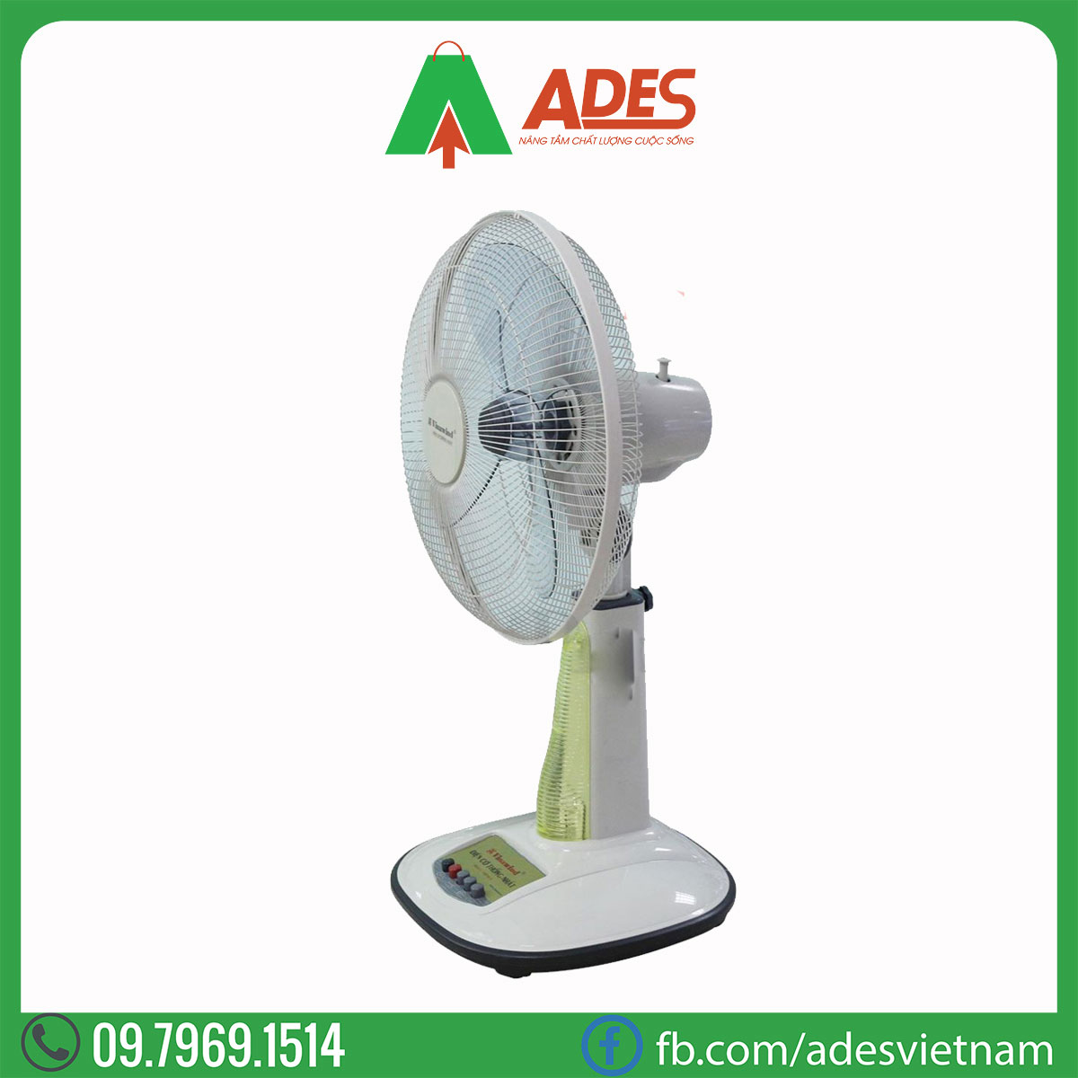 Quat dung mini Vinawind QDM 400 DB-K Dien may ADES