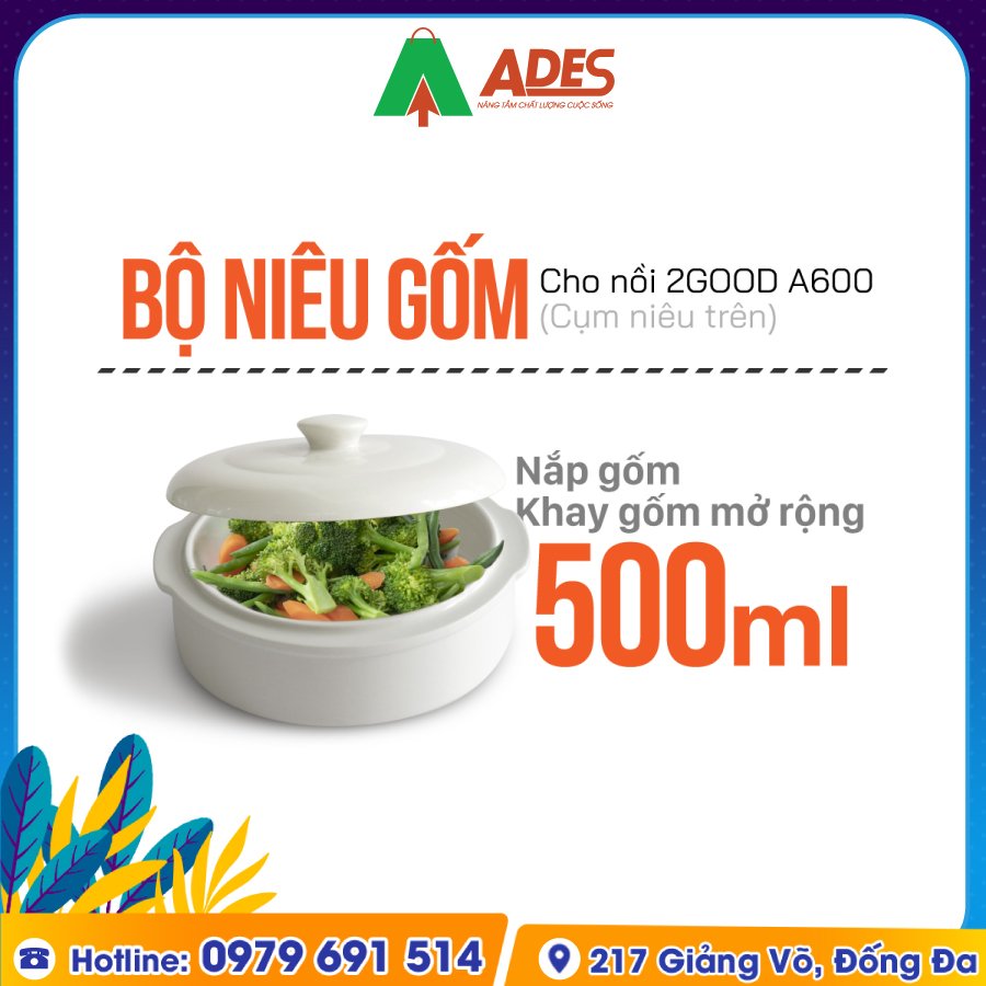 Nieu Gom 500ml 2GOOD A600 tinh te